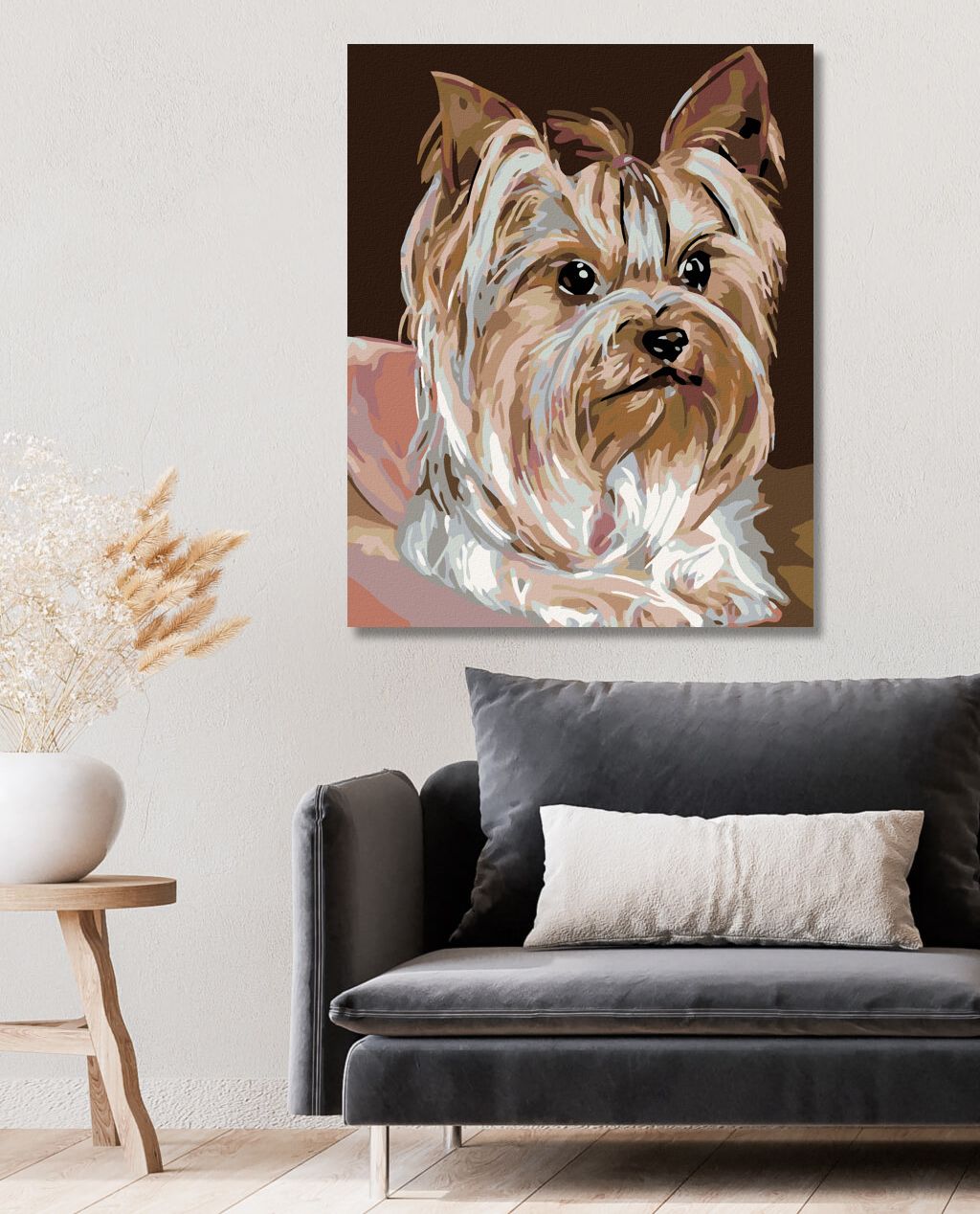 zuty Malování podle čísel - JORKŠÍRKA - Rozměr: 40x50 cm, Rámování: Varianta: bez rámu a bez vypnutí plátna - obrázek 8