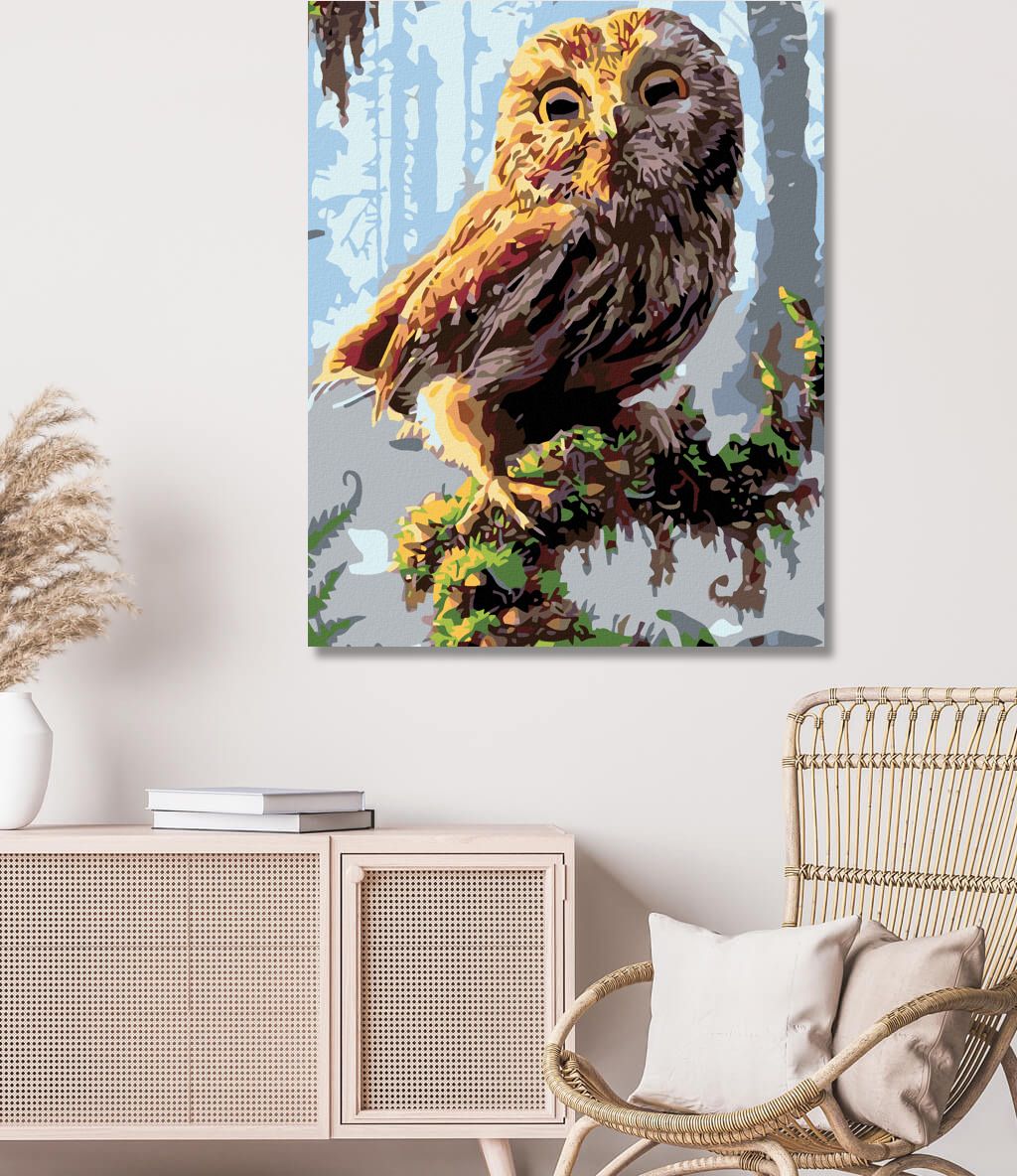 zuty Malování podle čísel - SOVIČKA - Rozměr: 40x50 cm, Rámování: Varianta: bez rámu a bez vypnutí plátna - obrázek 8