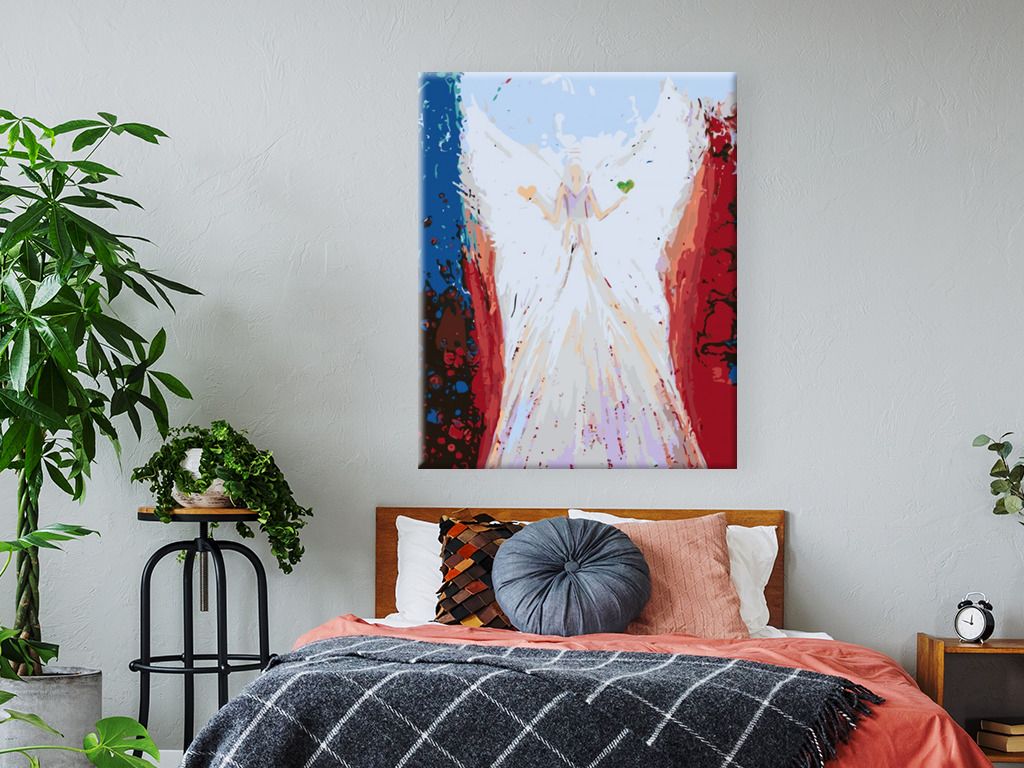 zuty Malování podle čísel - ANDĚLÉ OD LENKY -BALANCE ANGEL - Rozměr: 40x50 cm, Rámování: Varianta: vypnuté plátno na rám - obrázek 8