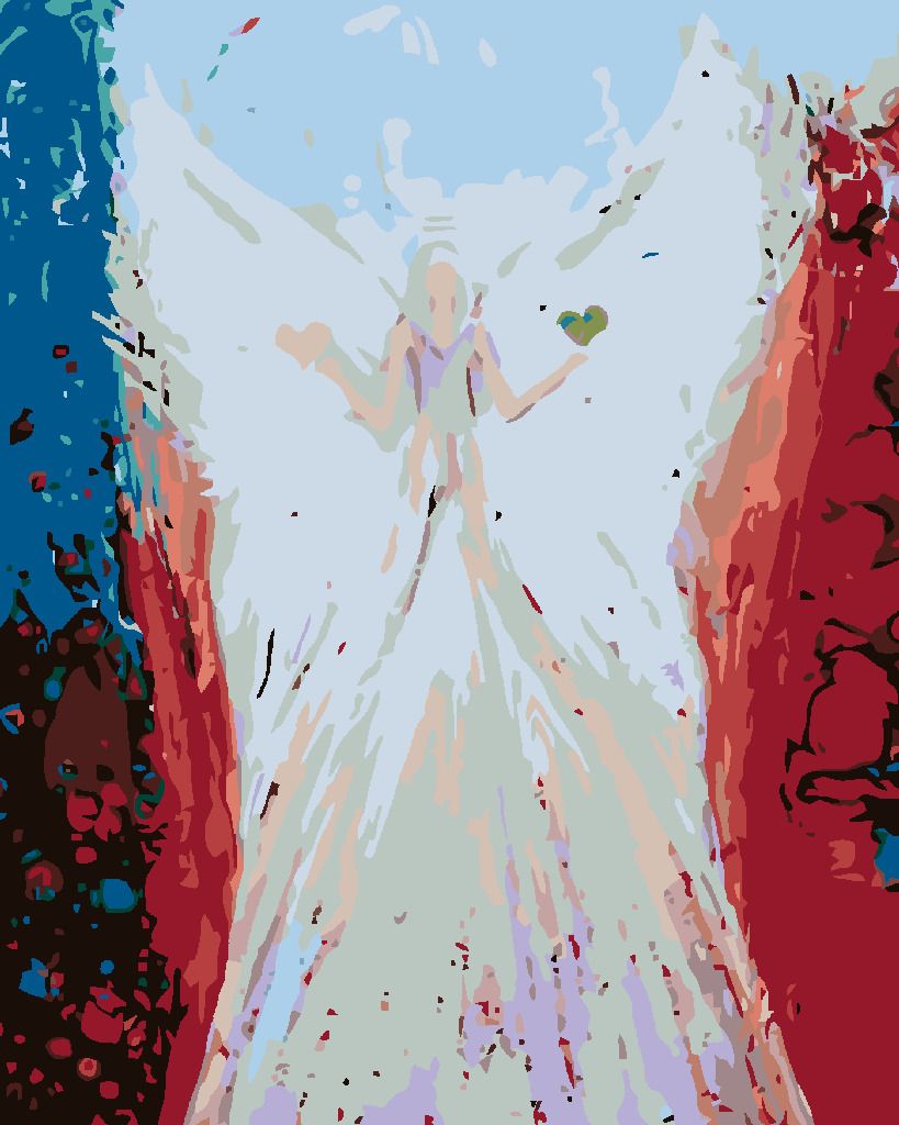 zuty Malování podle čísel - ANDĚLÉ OD LENKY -BALANCE ANGEL - Rozměr: 40x50 cm, Rámování: Varianta: vypnuté plátno na rám - obrázek 18