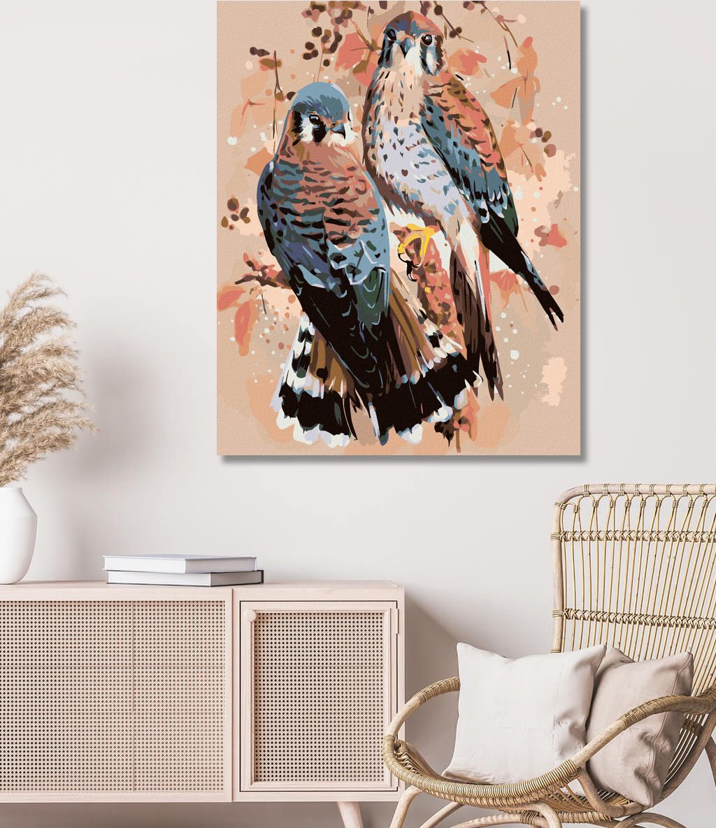zuty Malování podle čísel - DVĚ POŠTOLKY - Rozměr: 40x50 cm, Rámování: Varianta: vypnuté plátno na rám - obrázek 9
