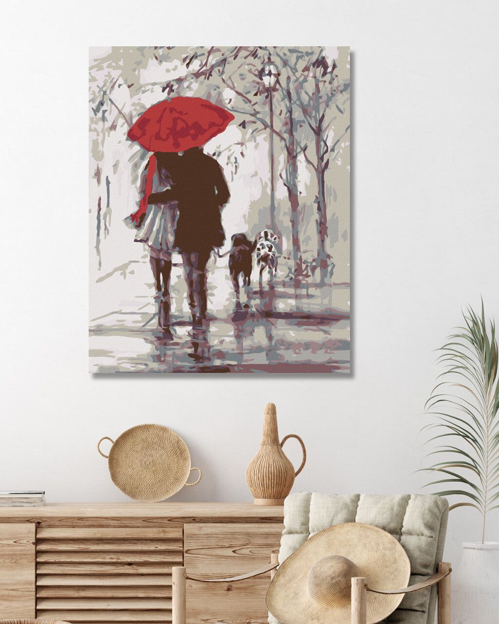 zuty Malování podle čísel - NA PROCHÁZCE S PEJSKY - Rozměr: 40x50 cm, Rámování: Varianta: bez rámu a bez vypnutí plátna - obrázek 6