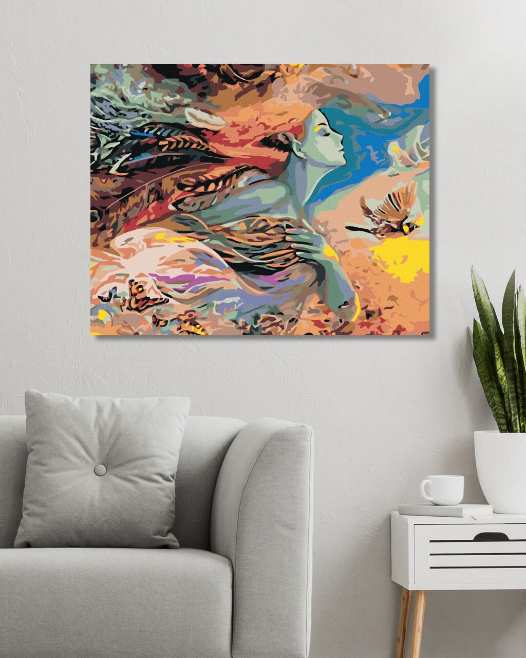 zuty Malování podle čísel - MATKA PŘÍRODA - Rozměr: 40x50 cm, Rámování: Varianta: bez rámu a bez vypnutí plátna - obrázek 9