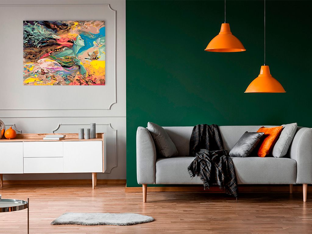 zuty Malování podle čísel - MATKA PŘÍRODA - Rozměr: 40x50 cm, Rámování: Varianta: vypnuté plátno na rám - obrázek 7