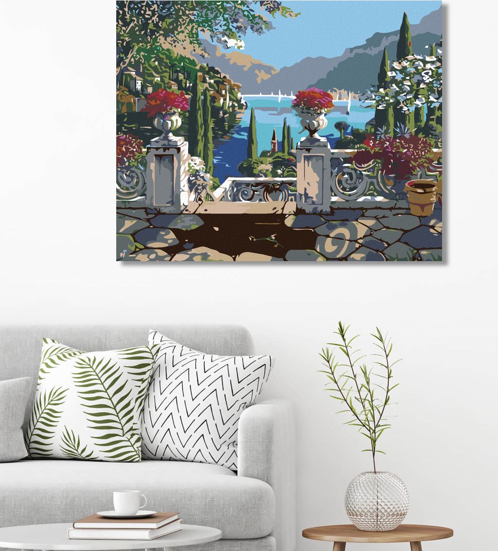 zuty Malování podle čísel - SCHODY K POBŘEŽÍ - Rozměr: 40x50 cm, Rámování: Varianta: bez rámu a bez vypnutí plátna - obrázek 10