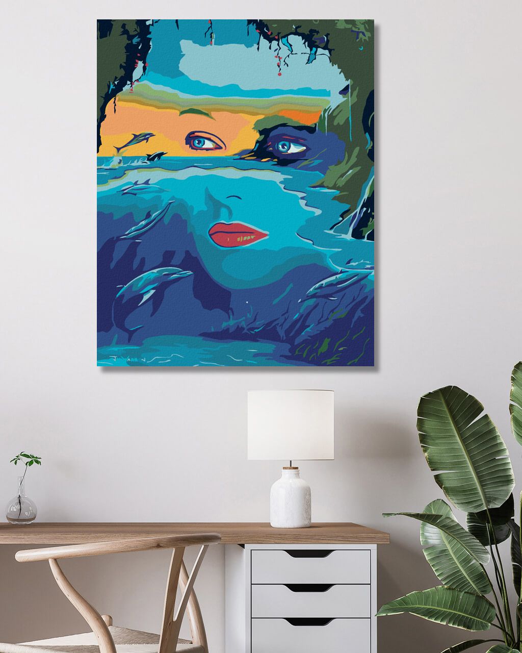 zuty Malování podle čísel - POHLED Z MOŘE - Rozměr: 40x50 cm, Rámování: Varianta: bez rámu a bez vypnutí plátna - obrázek 5