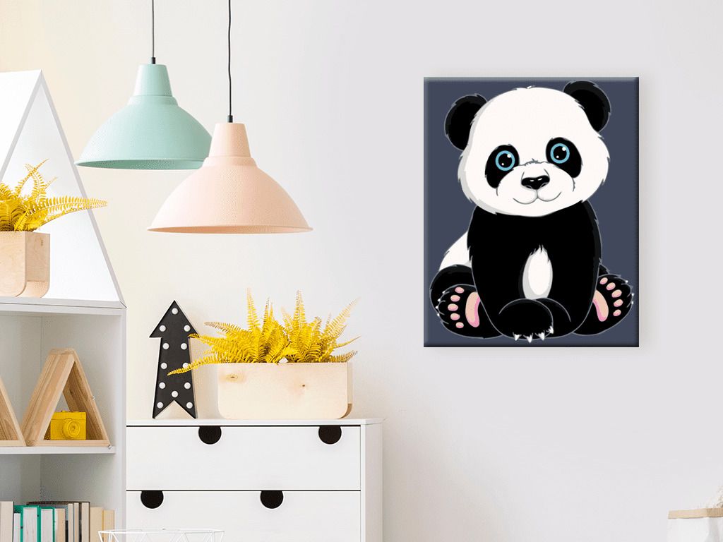 zuty Malování podle čísel - PANDA - Rozměr: 40x50 cm, Rámování: Varianta: vypnuté plátno na rám - obrázek 8