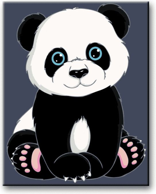 zuty Malování podle čísel - PANDA - Rozměr: 40x50 cm, Rámování: Varianta: vypnuté plátno na rám - obrázek 19