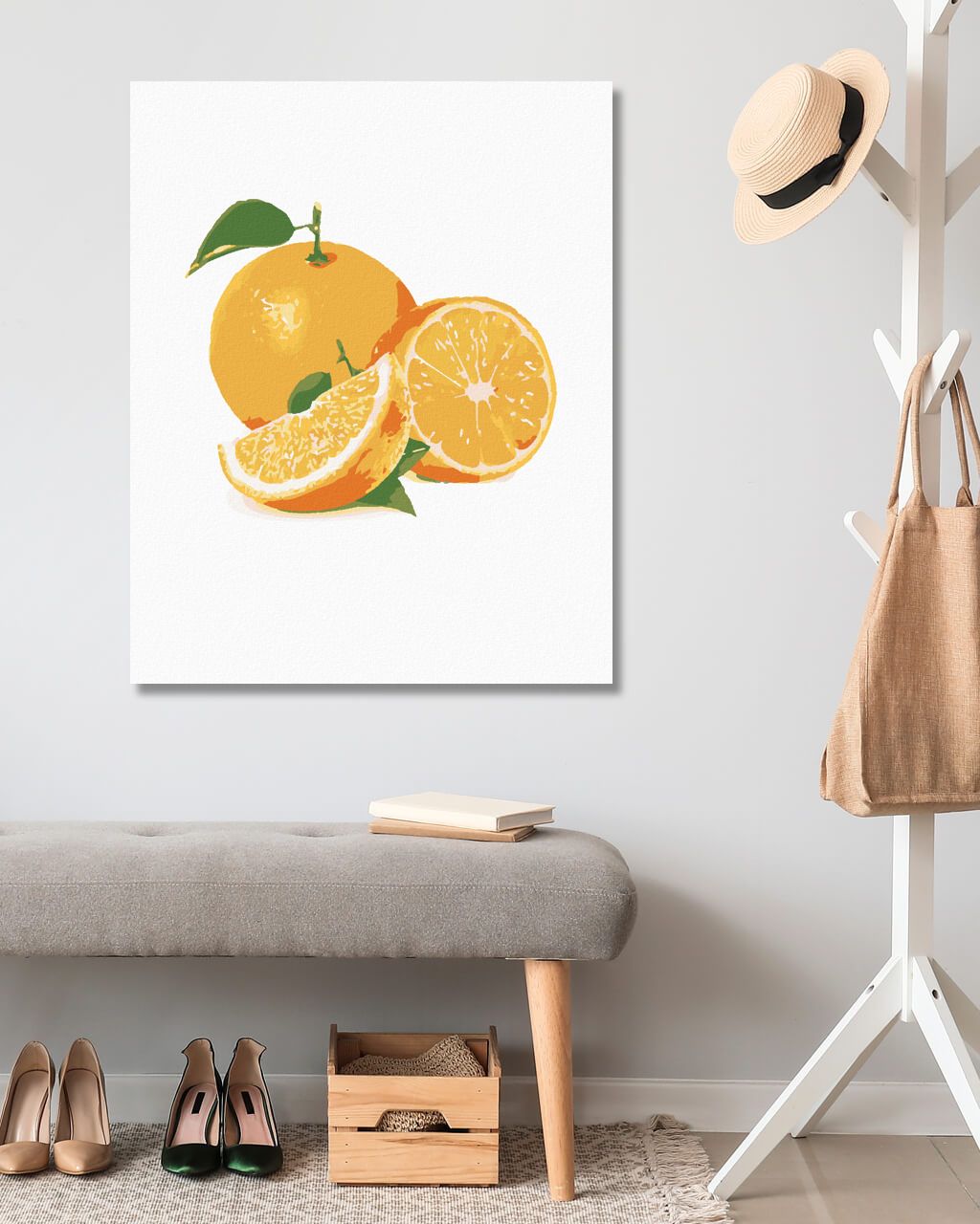zuty Malování podle čísel - POMERANČ - Rozměr: 40x50 cm, Rámování: Varianta: vypnuté plátno na rám - obrázek 5