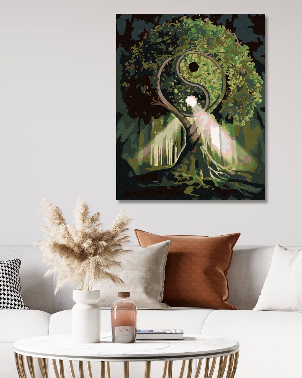 zuty Malování podle čísel - STROM HARMONIE - Rozměr: 40x50 cm, Rámování: Varianta: bez rámu a bez vypnutí plátna - obrázek 4