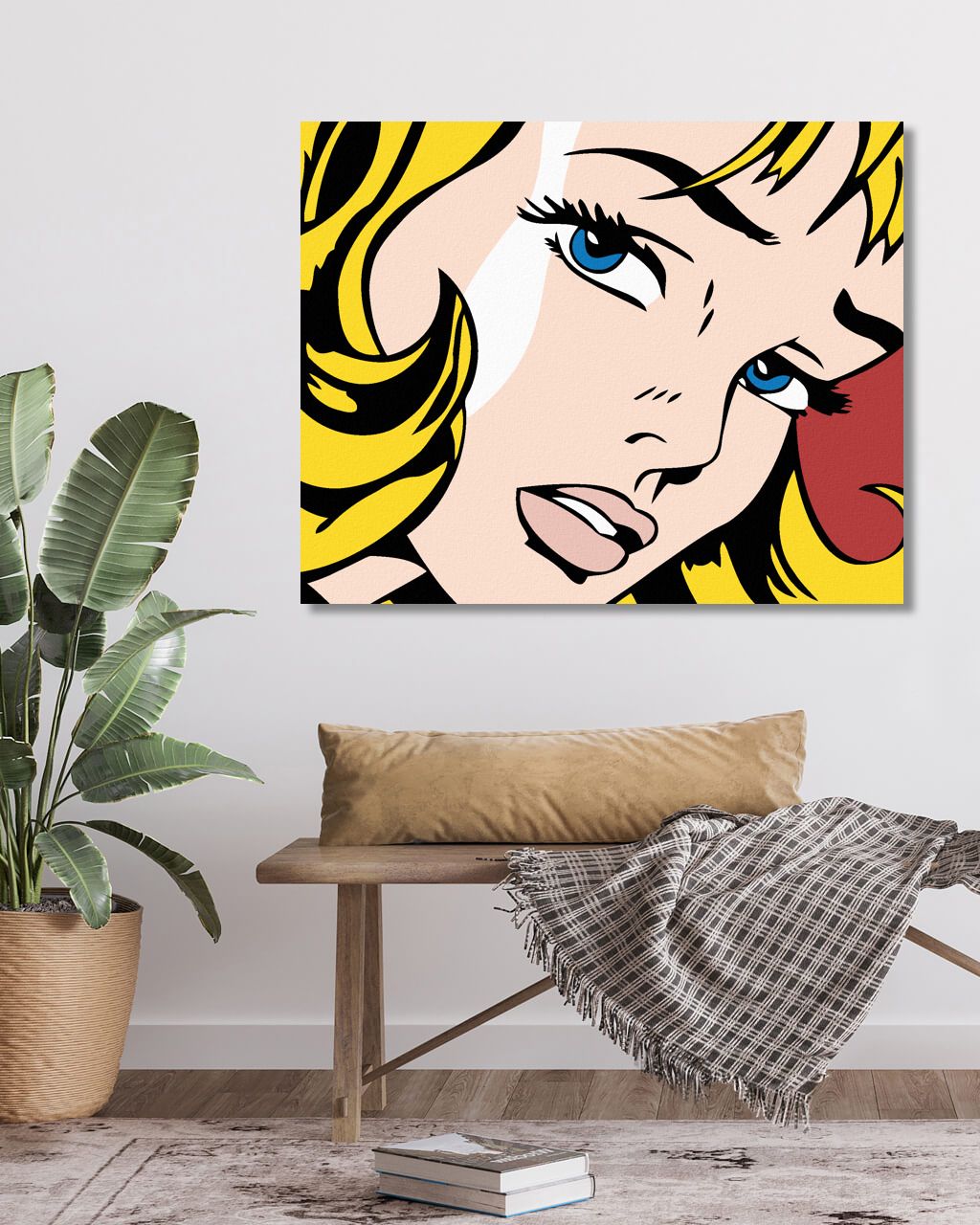 zuty Malování podle čísel - GIRL - Rozměr: 40x50 cm, Rámování: Varianta: bez rámu a bez vypnutí plátna - obrázek 2