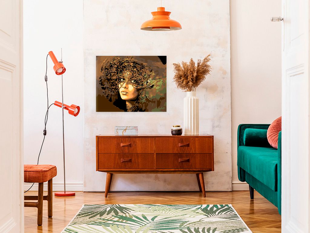 zuty Malování podle čísel - TAJEMNÁ ŽENA - Rozměr: 40x50 cm, Rámování: Varianta: bez rámu a bez vypnutí plátna - obrázek 15