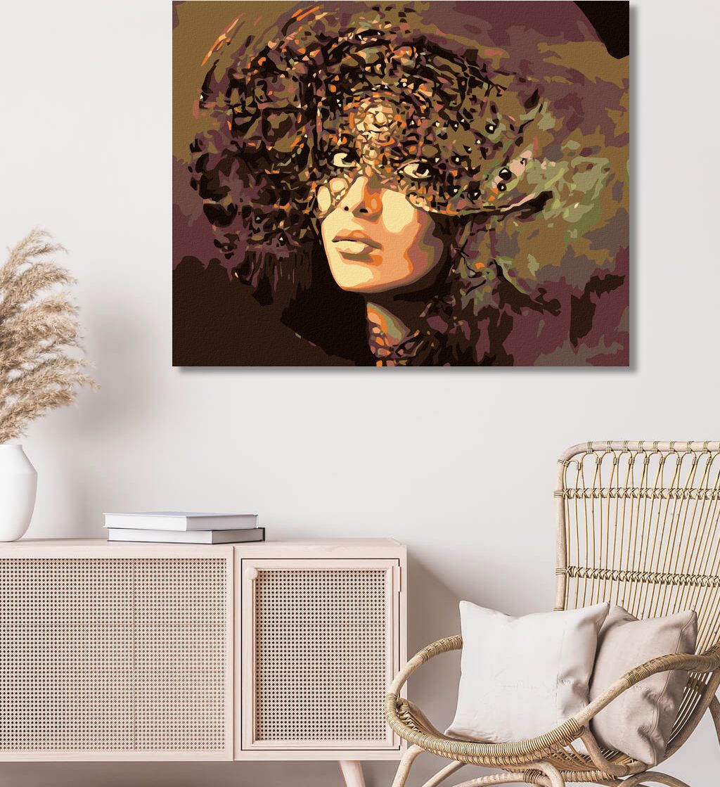 zuty Malování podle čísel - TAJEMNÁ ŽENA - Rozměr: 40x50 cm, Rámování: Varianta: vypnuté plátno na rám - obrázek 13