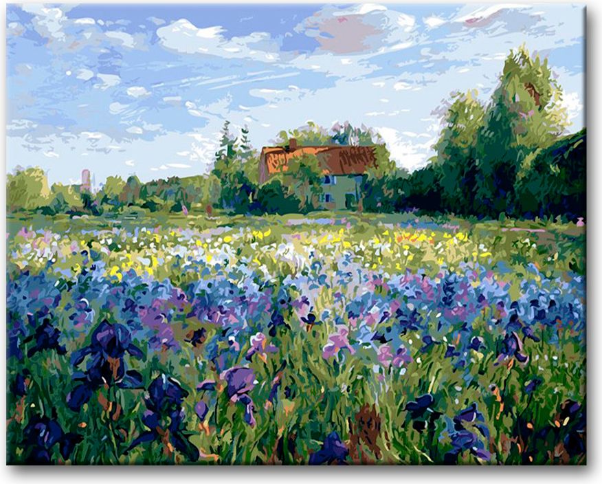 zuty Malování podle čísel - DŮM NA VENKOVĚ - Rozměr: 40x50 cm, Rámování: Varianta: bez rámu a bez vypnutí plátna - obrázek 9