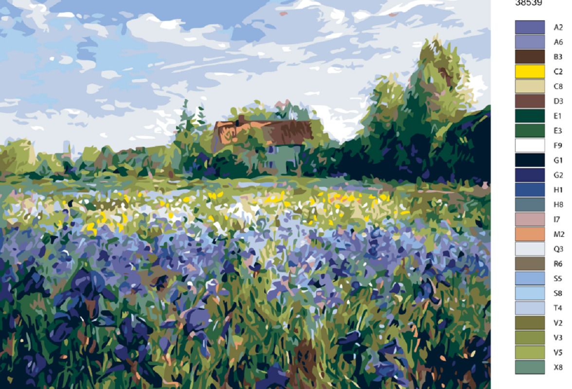 zuty Malování podle čísel - DŮM NA VENKOVĚ - Rozměr: 40x50 cm, Rámování: Varianta: bez rámu a bez vypnutí plátna - obrázek 13