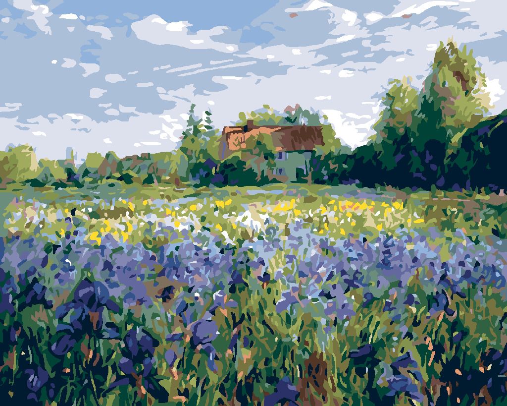 zuty Malování podle čísel - DŮM NA VENKOVĚ - Rozměr: 40x50 cm, Rámování: Varianta: bez rámu a bez vypnutí plátna - obrázek 17