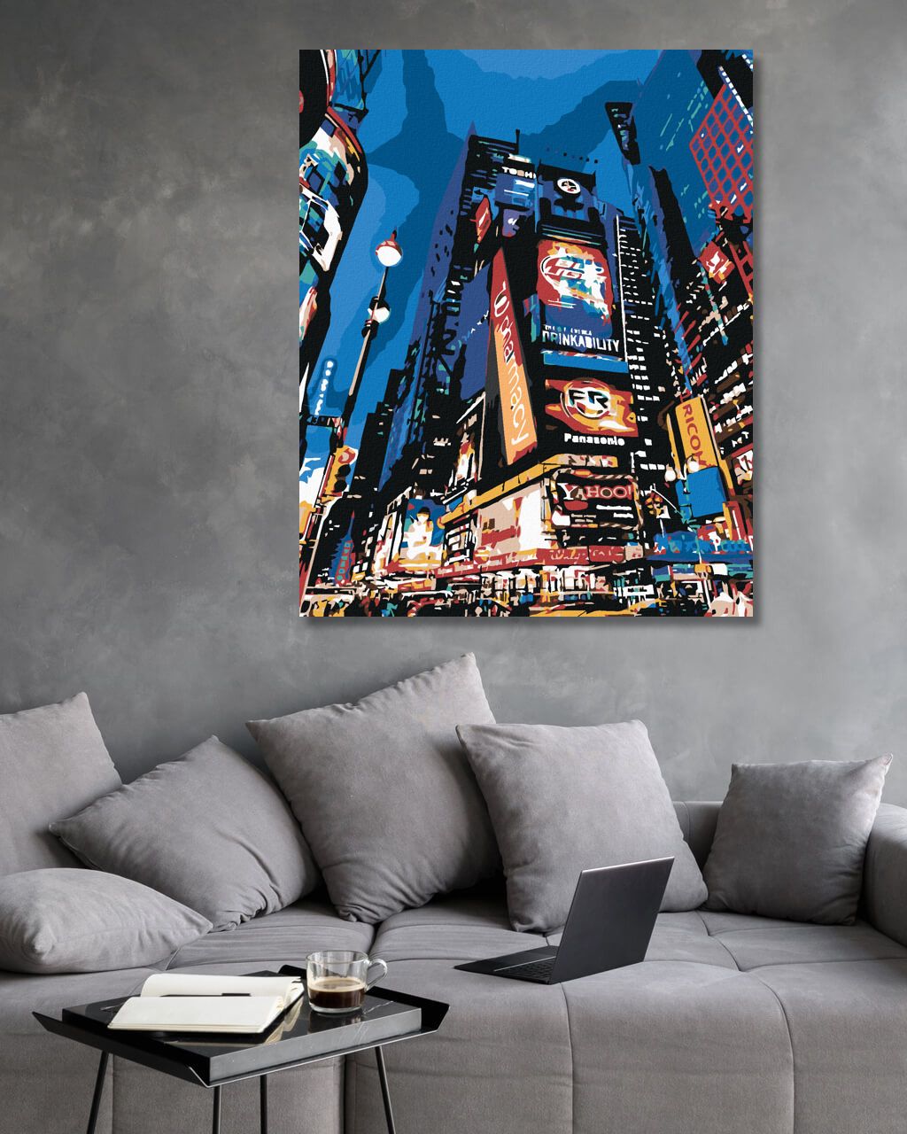 zuty Malování podle čísel - V NEW YORKU - Rozměr: 40x50 cm, Rámování: Varianta: vypnuté plátno na rám - obrázek 3