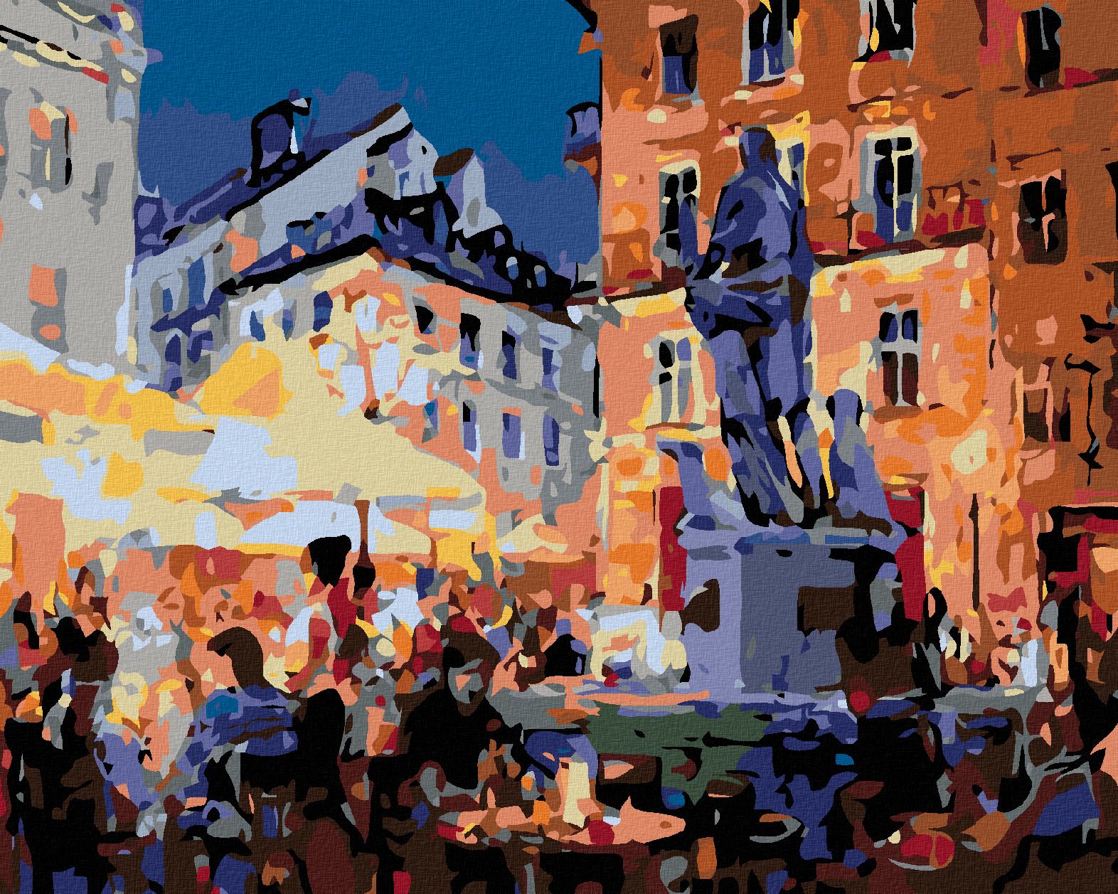zuty Malování podle čísel - RESTAURACE POD SOCHOU - Rozměr: 40x50 cm, Rámování: Varianta: vypnuté plátno na rám - obrázek 1