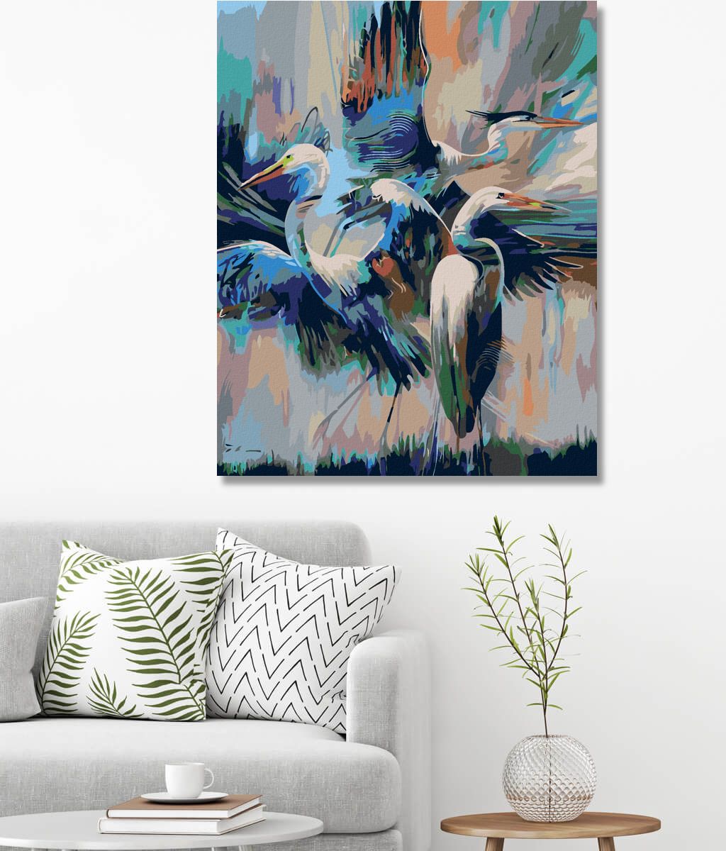 zuty Malování podle čísel - VOLAVKY - Rozměr: 40x50 cm, Rámování: Varianta: bez rámu a bez vypnutí plátna - obrázek 6