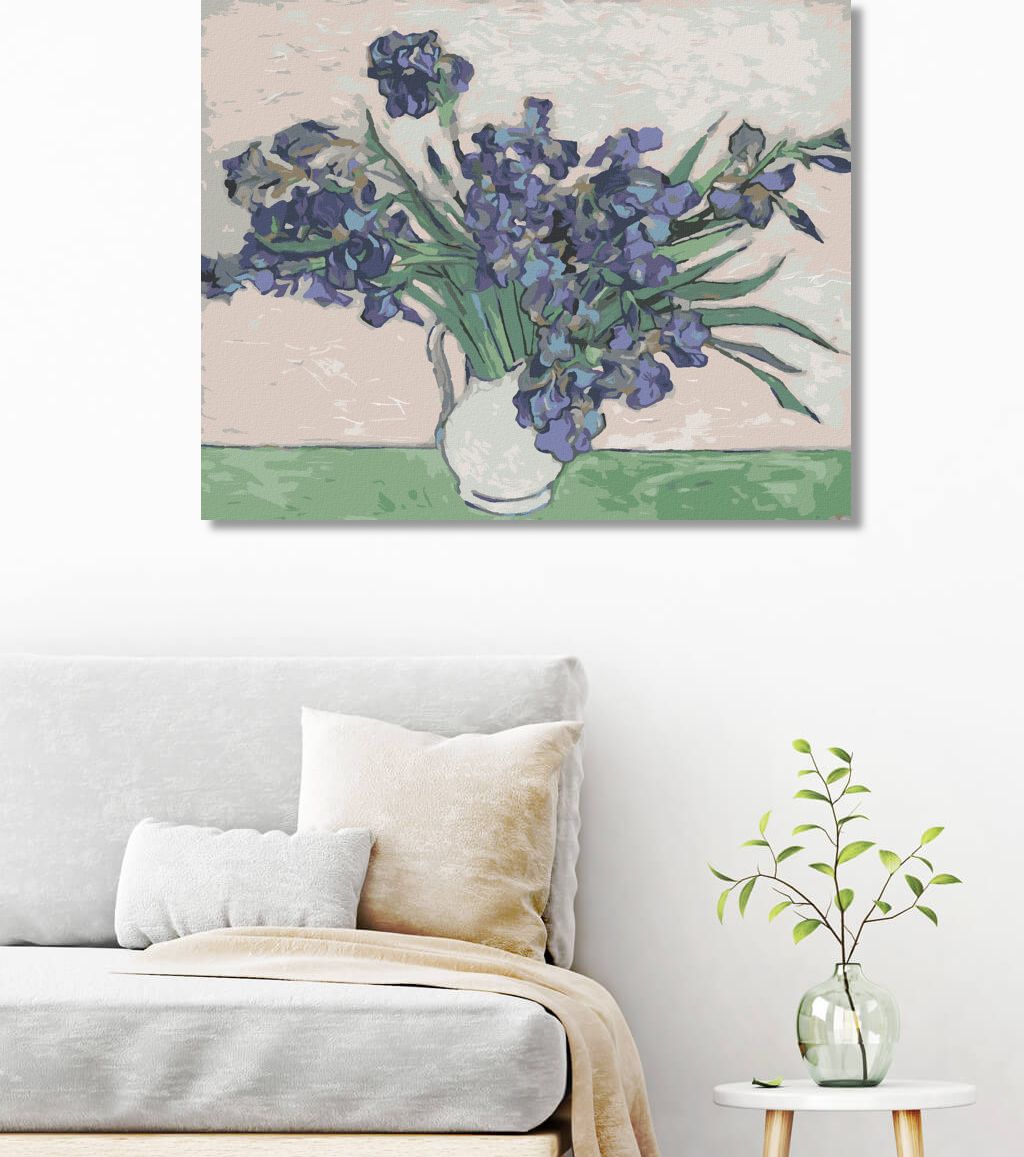 zuty Malování podle čísel - KOSATCE (VAN GOGH) - Rozměr: 40x50 cm, Rámování: Varianta: vypnuté plátno na rám - obrázek 27