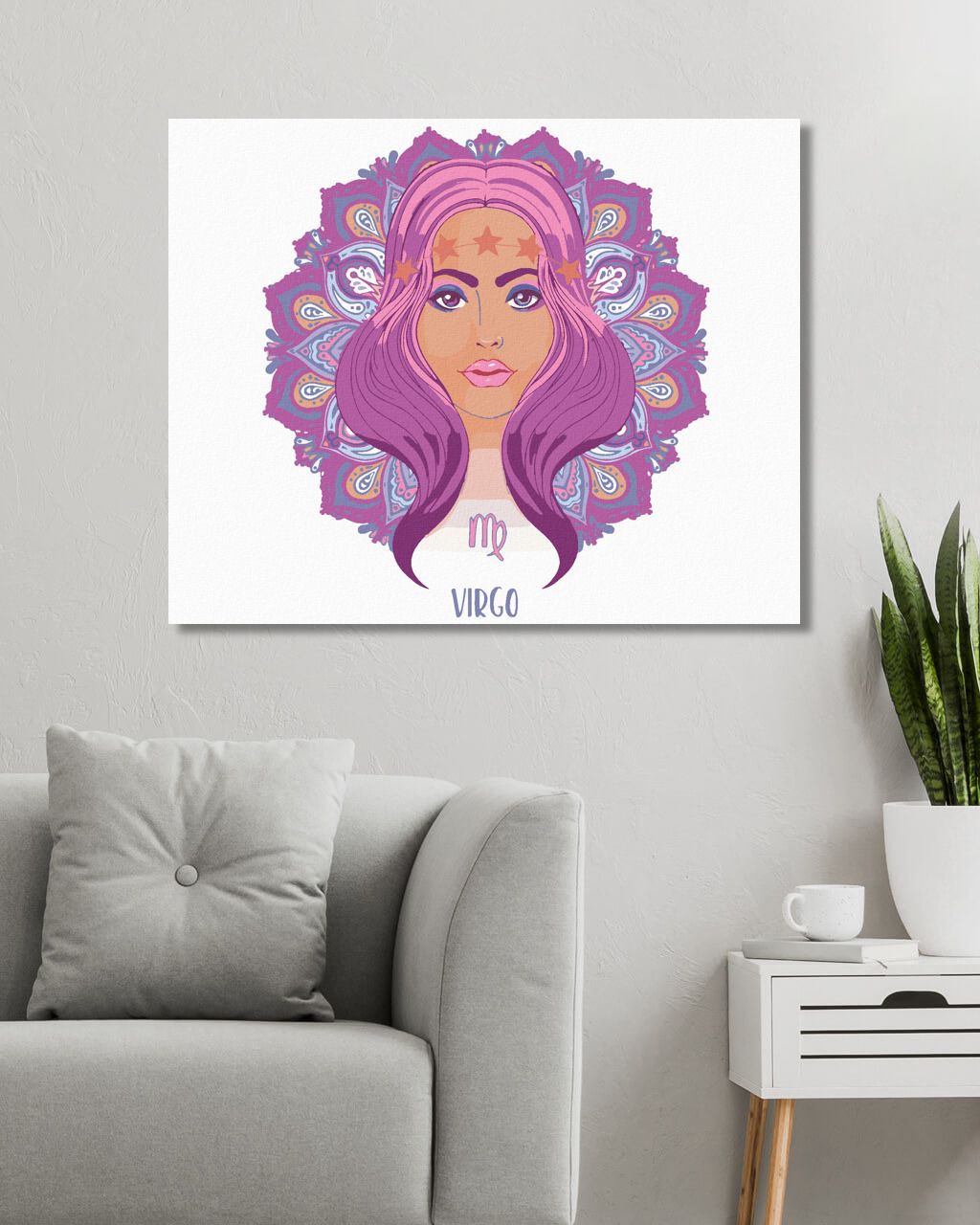 zuty Malování podle čísel - ŽENA PANNA - Rozměr: 40x50 cm, Rámování: Varianta: bez rámu a bez vypnutí plátna - obrázek 5