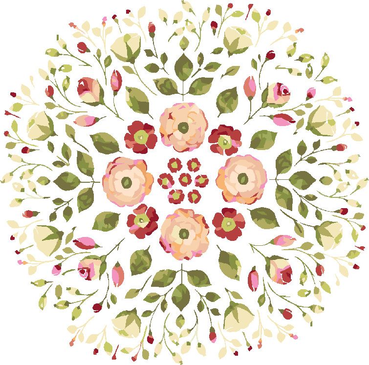 zuty Malování podle čísel - KVĚTINOVÁ MANDALA - Rozměr: 40x50 cm, Rámování: Varianta: vypnuté plátno na rám - obrázek 9