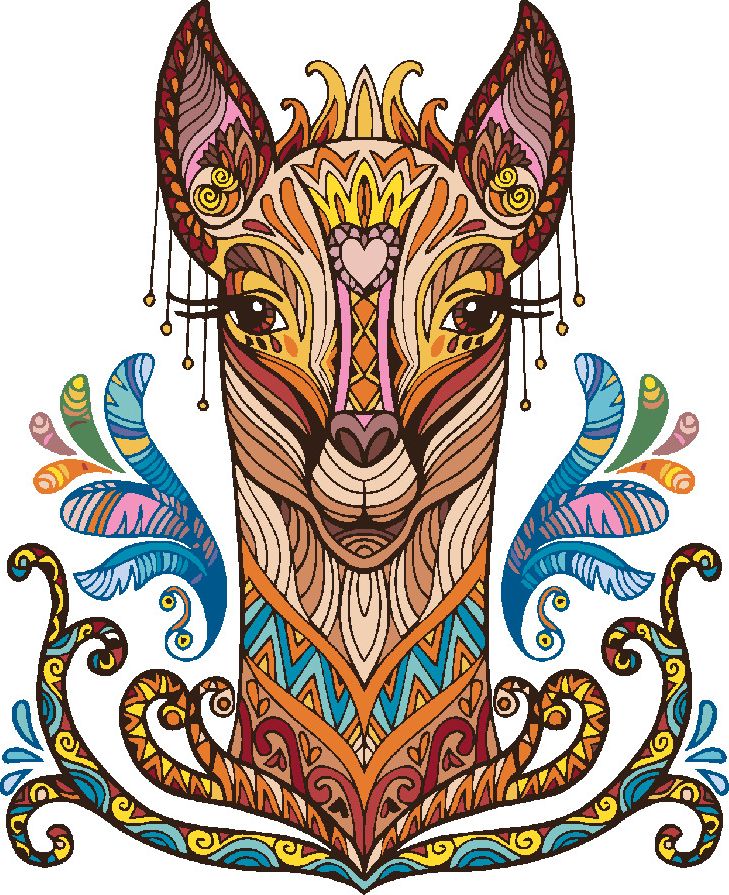 zuty Malování podle čísel - MANDALA LAMA - Rozměr: 40x50 cm, Rámování: Varianta: vypnuté plátno na rám - obrázek 7