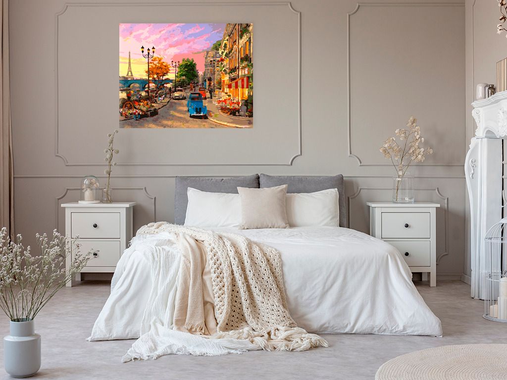 zuty Malování podle čísel - ULICE V PAŘÍŽI - Rozměr: 40x50 cm, Rámování: Varianta: vypnuté plátno na rám - obrázek 6