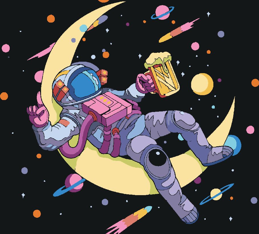 zuty Malování podle čísel - ASTRONAUT A PIVO - Rozměr: 40x50 cm, Rámování: Varianta: bez rámu a bez vypnutí plátna - obrázek 10