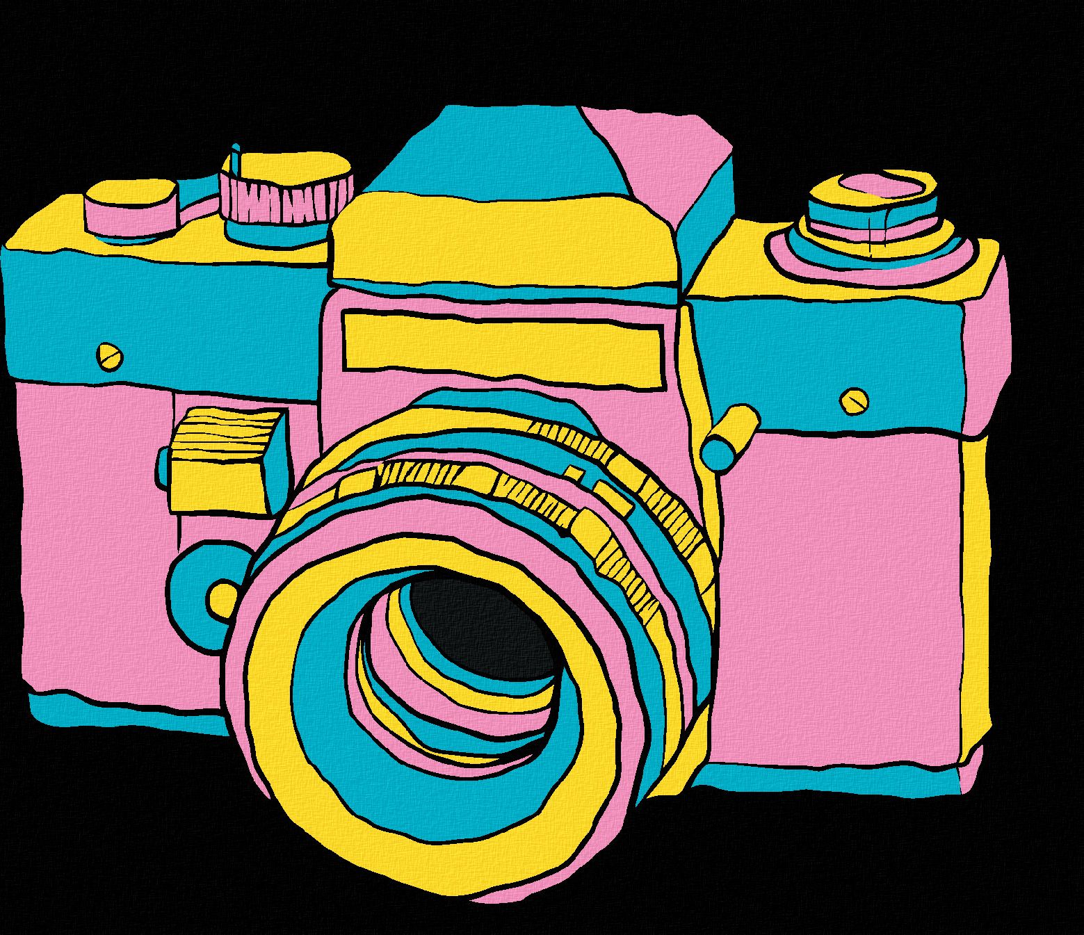 zuty Malování podle čísel - POP-ART FOTOAPARÁT - Rozměr: 40x50 cm, Rámování: Varianta: bez rámu a bez vypnutí plátna - obrázek 1
