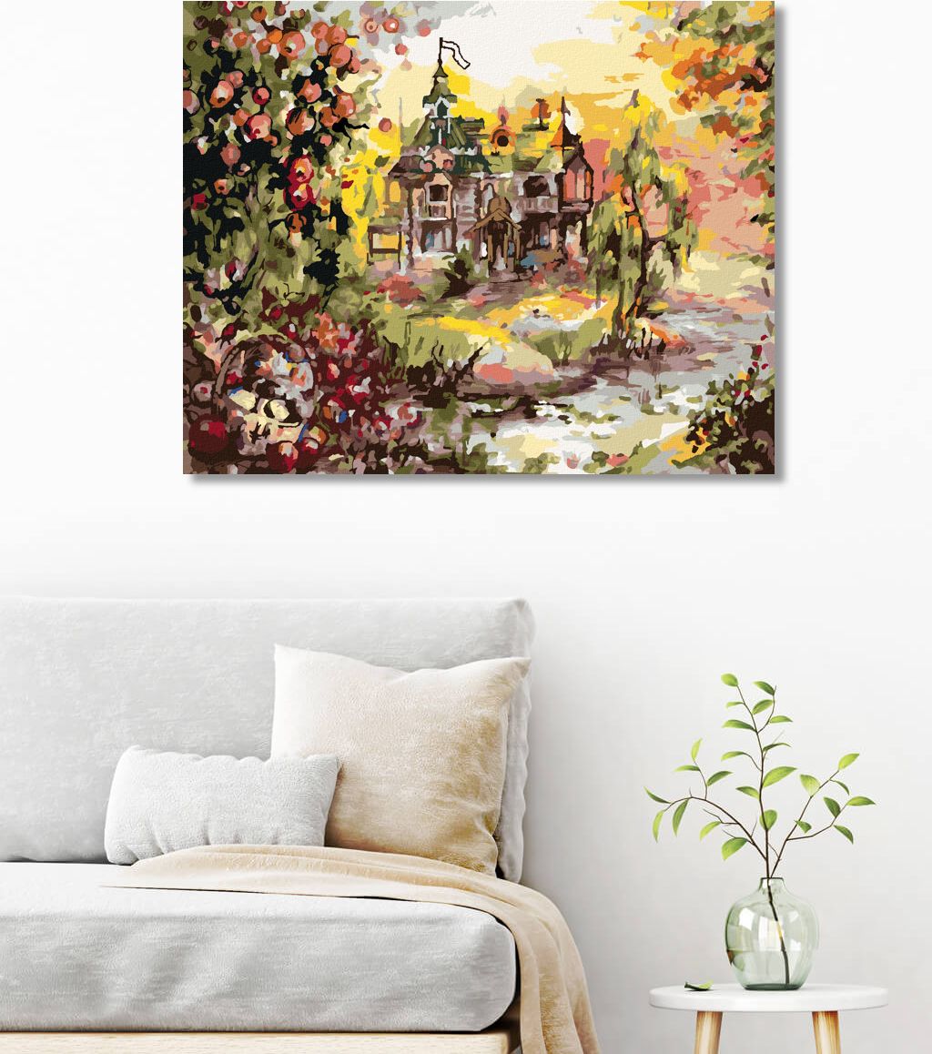 zuty Malování podle čísel - POHÁDKOVÝ DŮM - Rozměr: 40x50 cm, Rámování: Varianta: bez rámu a bez vypnutí plátna - obrázek 5