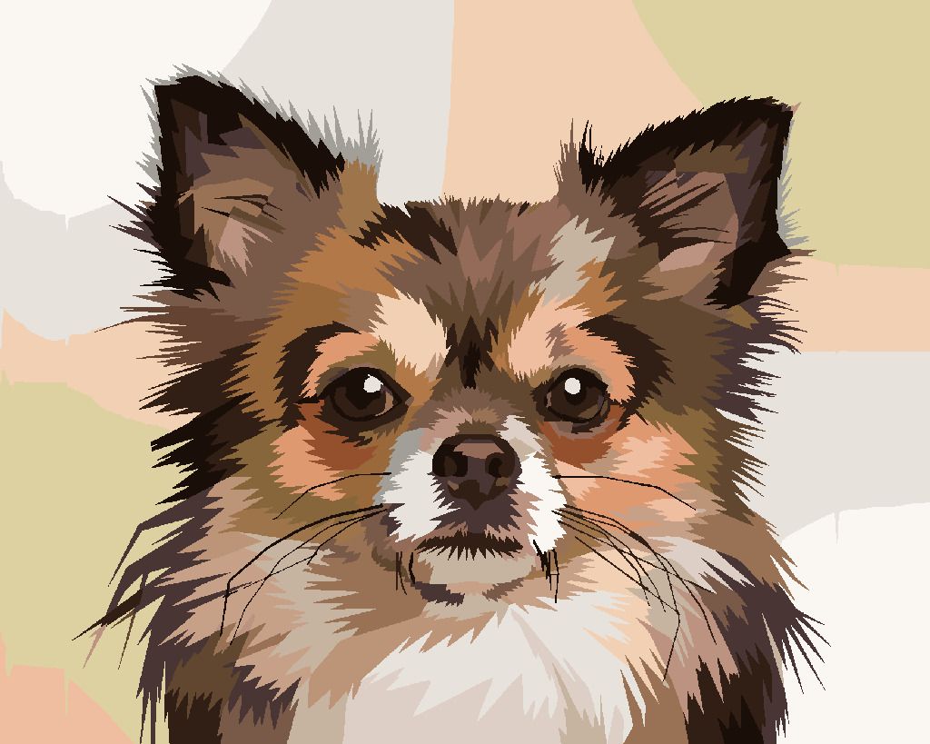 zuty Malování podle čísel - PES PORTRÉT - Rozměr: 40x50 cm, Rámování: Varianta: bez rámu a bez vypnutí plátna - obrázek 10