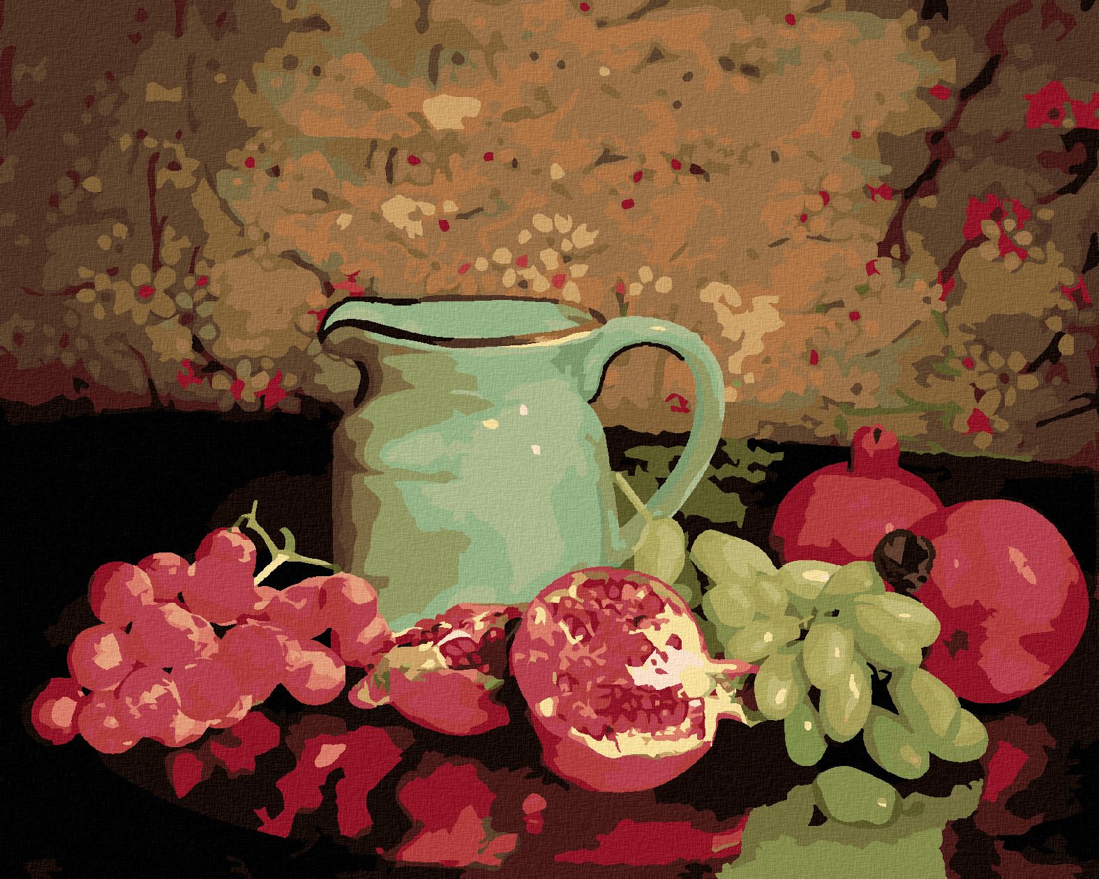zuty Malování podle čísel - ZÁTIŠÍ S OVOCEM - Rozměr: 40x50 cm, Rámování: Varianta: vypnuté plátno na rám - obrázek 1