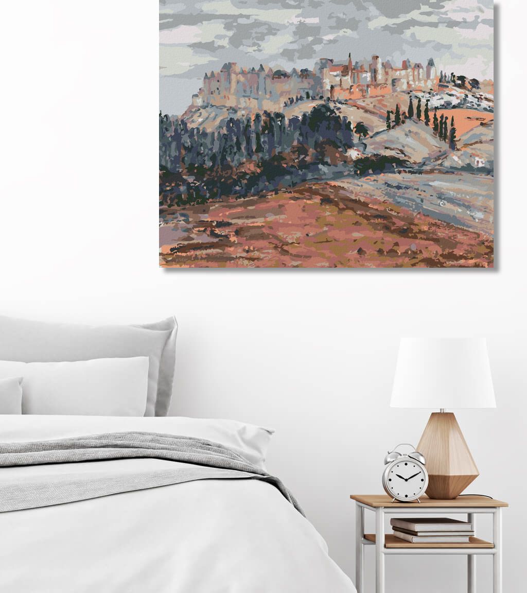 zuty Malování podle čísel - OPEVNĚNÝ HRAD (GEORGETTE AGUTTE) - Rozměr: 40x50 cm, Rámování: Varianta: bez rámu a bez vypnutí plátna - obrázek 7