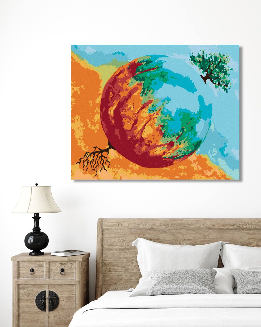 zuty Malování podle čísel - ZMĚNA PODNEBÍ - Rozměr: 40x50 cm, Rámování: Varianta: vypnuté plátno na rám - obrázek 10