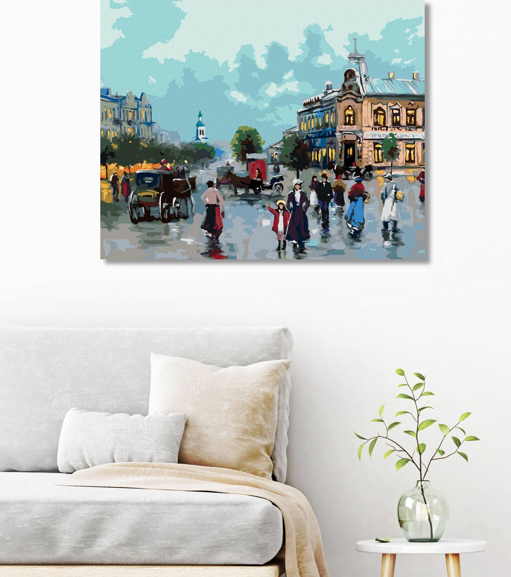 zuty Malování podle čísel - STARÉ MĚSTO - Rozměr: 40x50 cm, Rámování: Varianta: vypnuté plátno na rám - obrázek 13