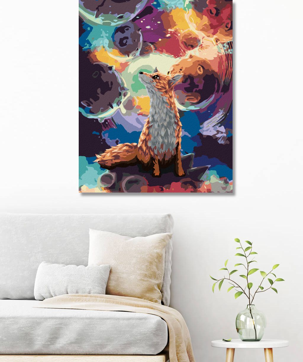 zuty Malování podle čísel - MALÝ PRINC LIŠKA - Rozměr: 40x50 cm, Rámování: Varianta: bez rámu a bez vypnutí plátna - obrázek 10