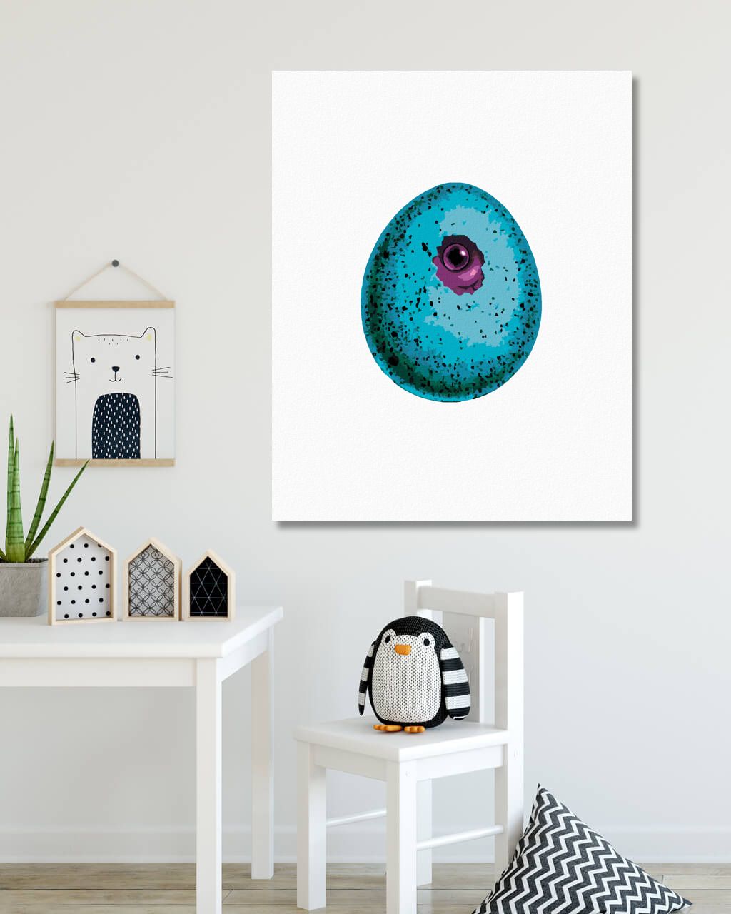 zuty Malování podle čísel - DRÁČEK VE TVARU PÍSMENKA O (SUE ELLEN BROWN) - Rozměr: 40x50 cm, Rámování: Varianta: bez rámu a bez vypnutí plátna - obrázek 5