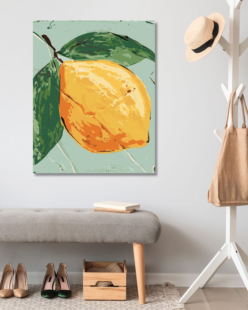 zuty Malování podle čísel - CITRÓN I (HALEY BUSH) - Rozměr: 40x50 cm, Rámování: Varianta: bez rámu a bez vypnutí plátna - obrázek 5