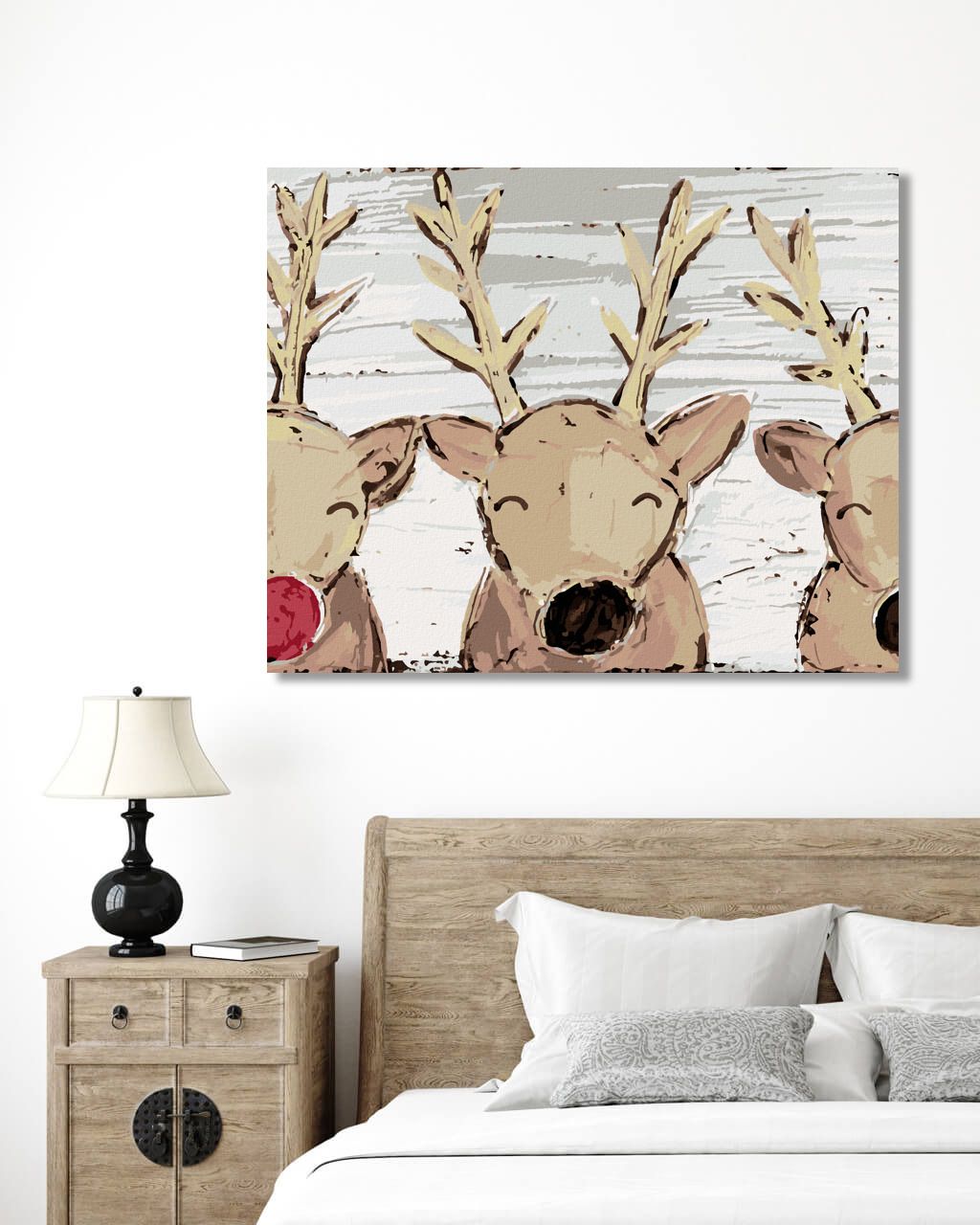 zuty Malování podle čísel - SOB RUDOLF A PŘÁTELÉ (HALEY BUSH) - Rozměr: 40x50 cm, Rámování: Varianta: vypnuté plátno na rám - obrázek 2