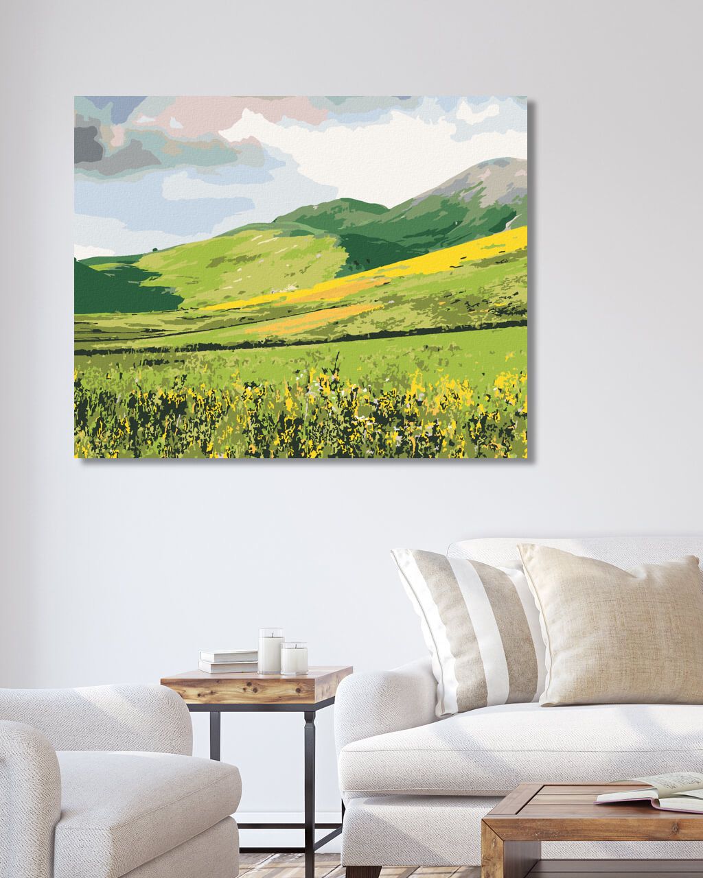 zuty Malování podle čísel - LOUKA A HORY (TED DAVIS) - Rozměr: 40x50 cm, Rámování: Varianta: vypnuté plátno na rám - obrázek 9