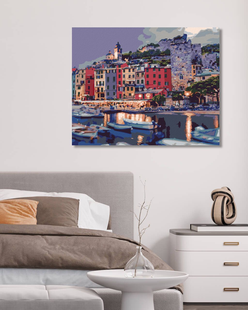 zuty Malování podle čísel - PORTOVENERE V ITÁLII - Rozměr: 40x50 cm, Rámování: Varianta: bez rámu a bez vypnutí plátna - obrázek 6