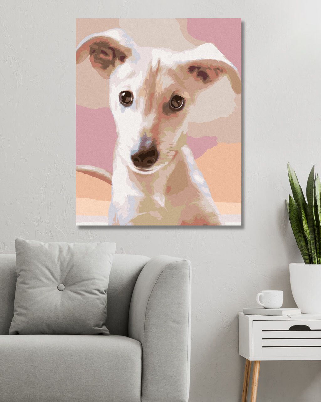 zuty Malování podle čísel – ŠTĚNĚ (CAROL CAVALARIS) - Rozměr: 40x50 cm, Rámování: Varianta: bez rámu a bez vypnutí plátna - obrázek 2