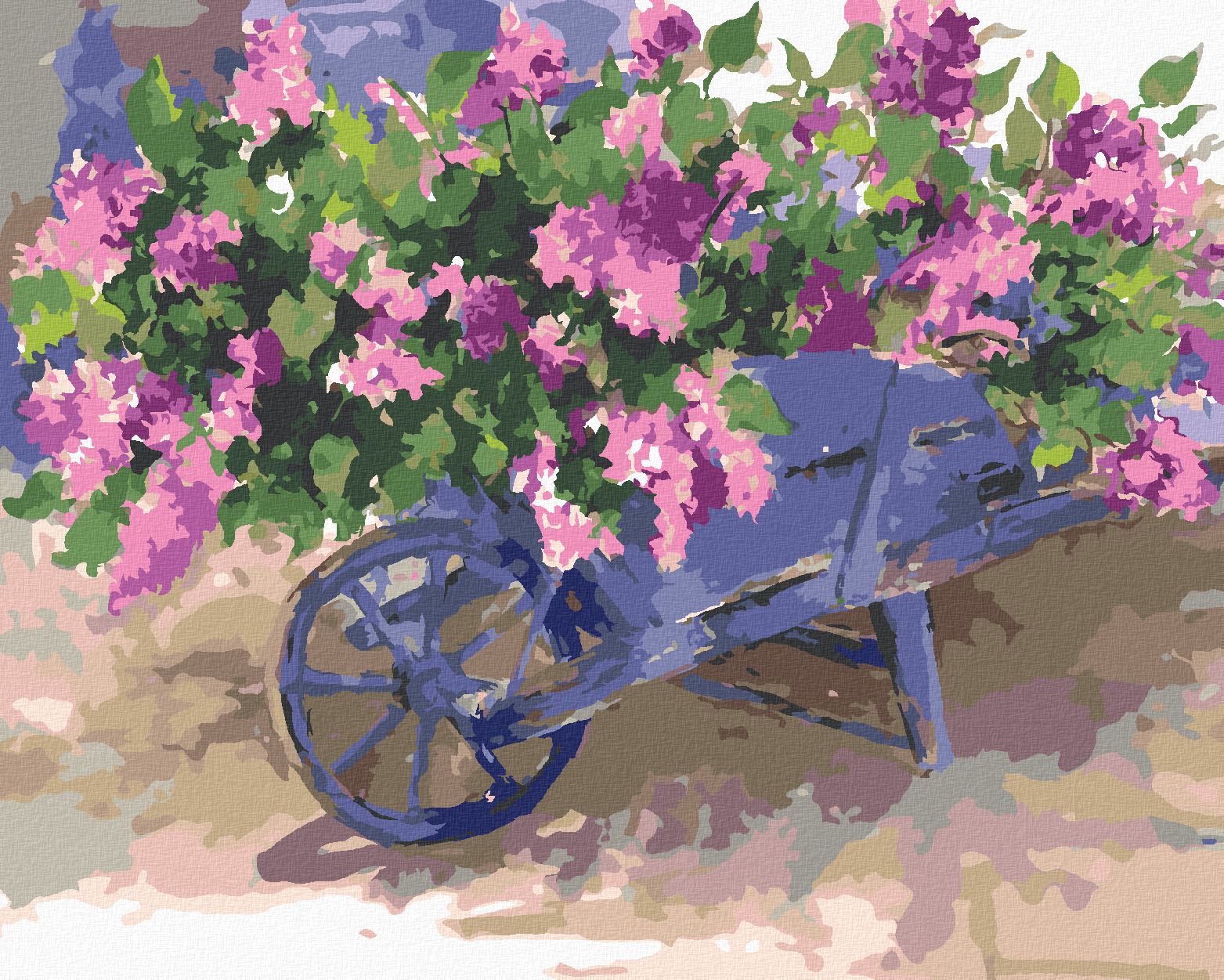 zuty Malování podle čísel – SKLIZEŇ ŠEŘÍKU (JUDY BUSWELL) - Rozměr: 40x50 cm, Rámování: Varianta: vypnuté plátno na rám - obrázek 1