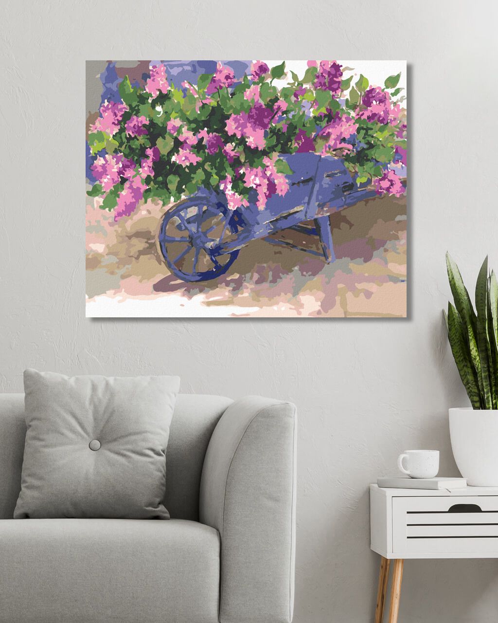 zuty Malování podle čísel – SKLIZEŇ ŠEŘÍKU (JUDY BUSWELL) - Rozměr: 40x50 cm, Rámování: Varianta: vypnuté plátno na rám - obrázek 2