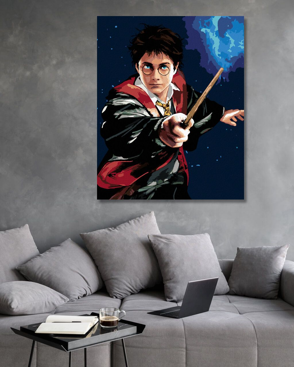 zuty Malování podle čísel - HARRY POTTER A HŮLKA - Rozměr: 40x50 cm, Rámování: Varianta: bez rámu a bez vypnutí plátna - obrázek 10