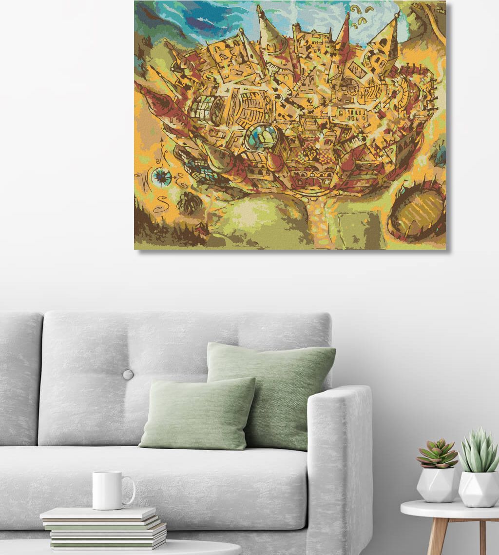 zuty Malování podle čísel - BRADAVICE POHLED Z KOŠTĚTE (HARRY POTTER) - Rozměr: 40x50 cm, Rámování: Varianta: bez rámu a bez vypnutí plátna - obrázek 3