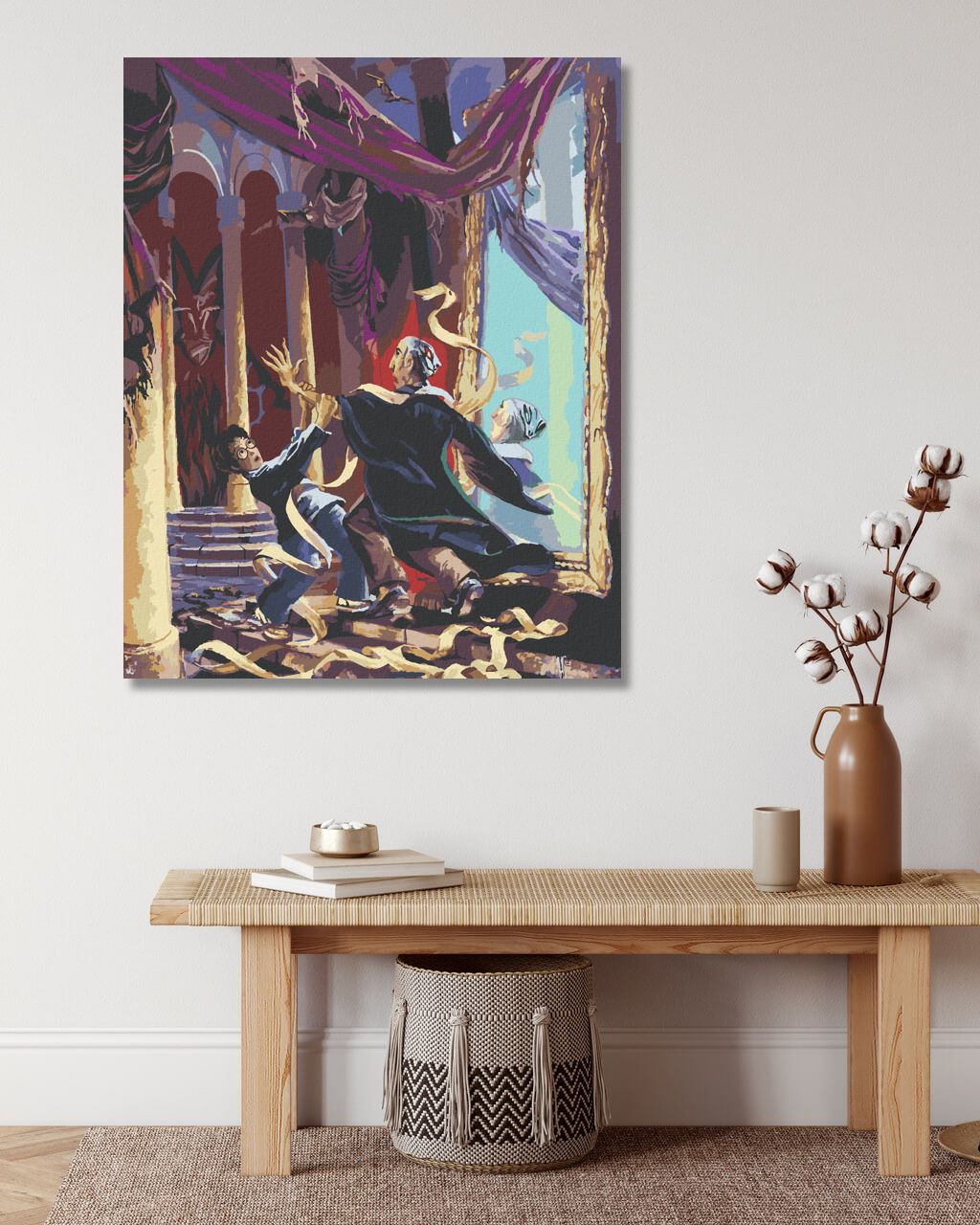 zuty Malování podle čísel - NÁVRAT LORDA VOLDEMORTA (HARRY POTTER) - Rozměr: 40x50 cm, Rámování: Varianta: bez rámu a bez vypnutí plátna - obrázek 6