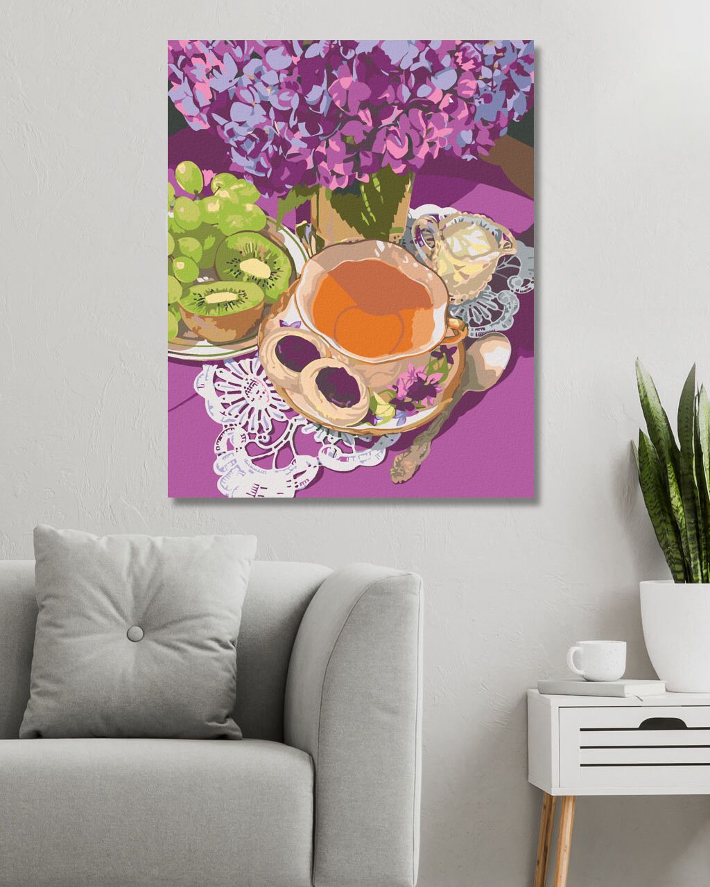 zuty Malování podle čísel - ČAJ O PÁTÉ (MARDELL SCHUSTER) - Rozměr: 40x50 cm, Rámování: Varianta: bez rámu a bez vypnutí plátna - obrázek 10