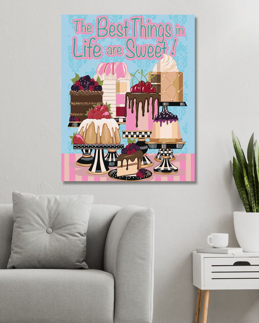 zuty Malování podle čísel - DORTY (MARDELL SCHUSTER) - Rozměr: 40x50 cm, Rámování: Varianta: bez rámu a bez vypnutí plátna - obrázek 3